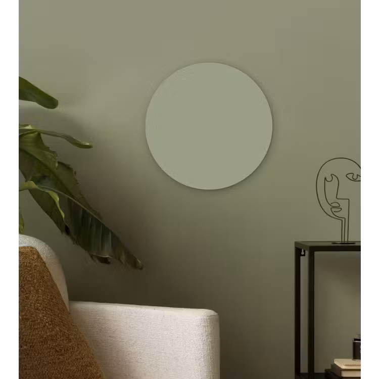 Sage - Mist - Groen Wandcirkel kunststof plaat 5mm dik klein 188 -sfeer3