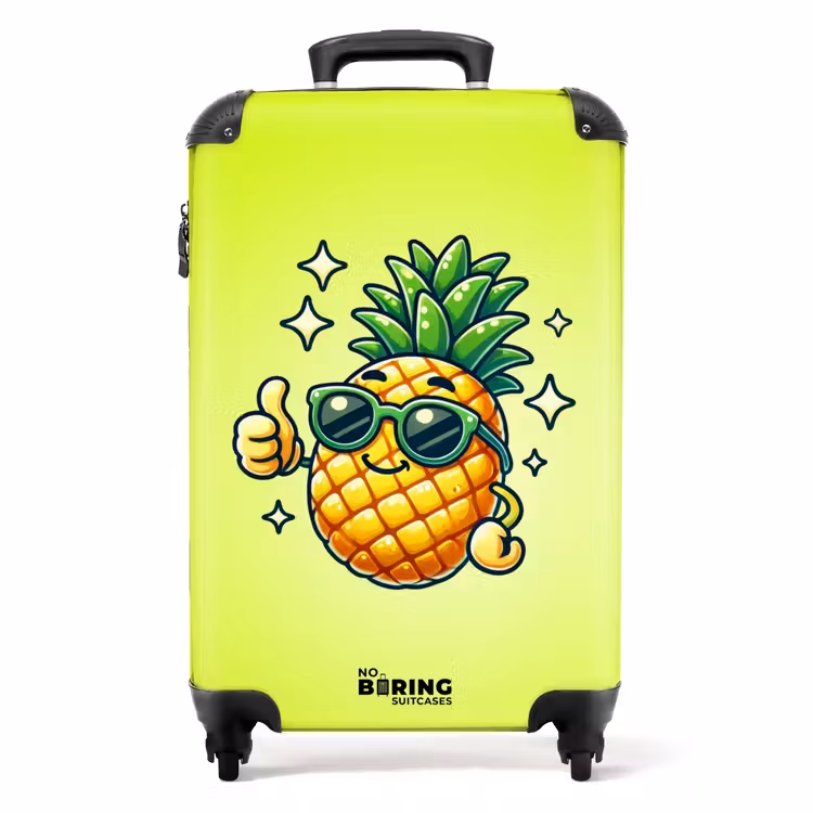 Ahmed ananas NBS - Handbagage koffer - Unisex middel -productfoto_recht