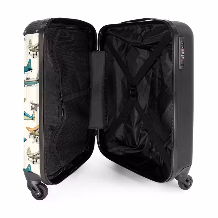 Vliegtuigsquadron NBS - Handbagage koffer - Unisex middel -binnenkant