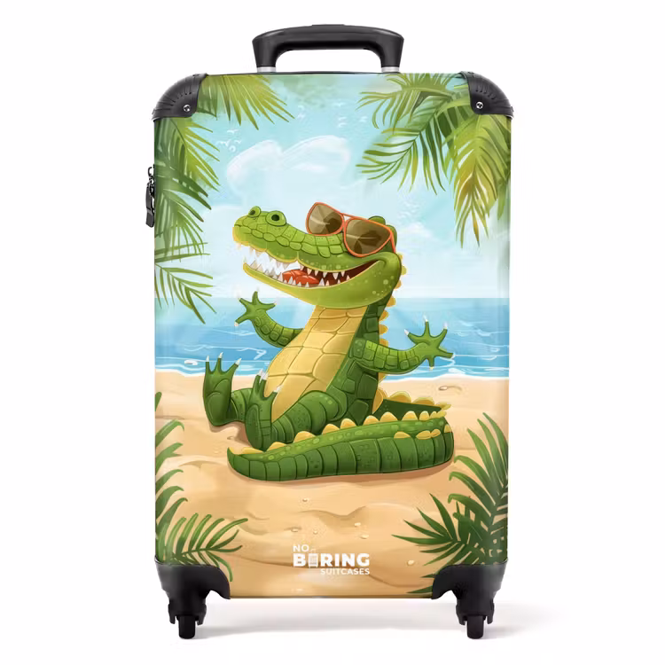 alfredo-alligator NBS - Handbagage koffer - Unisex middel -productfoto_recht