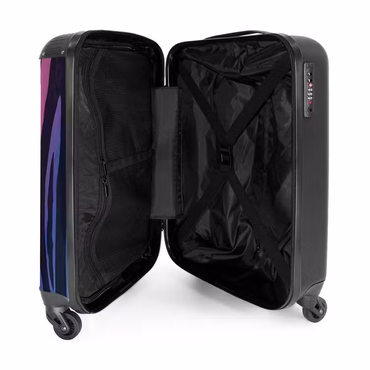 3 NBS - Handbagage koffer - Unisex middel -binnenkant