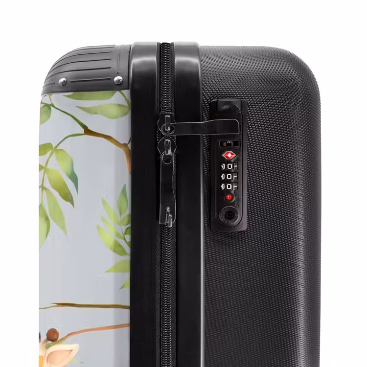 Diertjes in de jungle NBS - Handbagage koffer - Unisex middel -slot