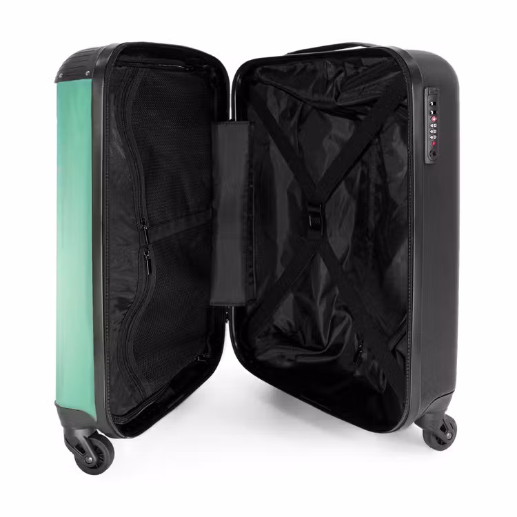 Appie avocado NBS - Handbagage koffer - Unisex middel -binnenkant