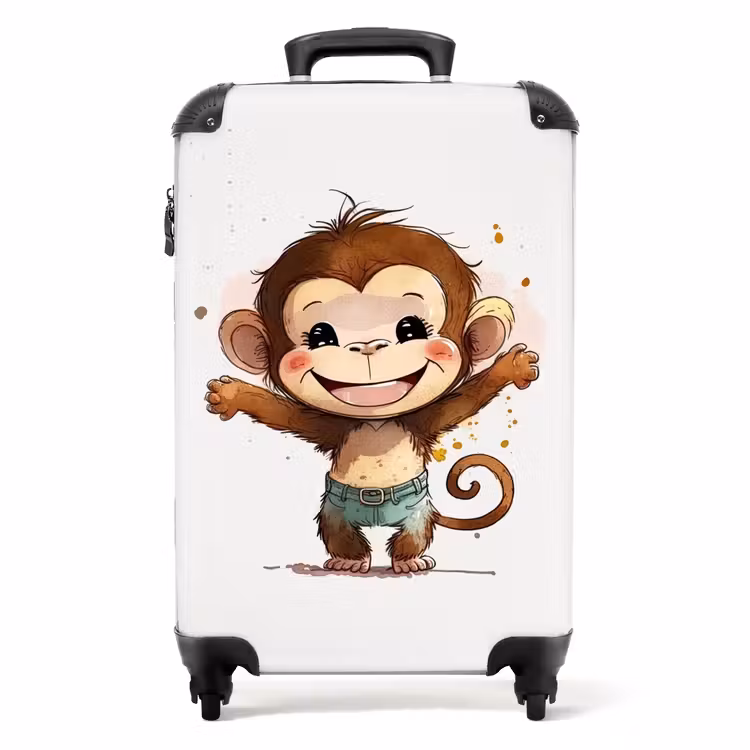 Arie aapje NBS - Handbagage koffer - Unisex middel -productfoto_recht