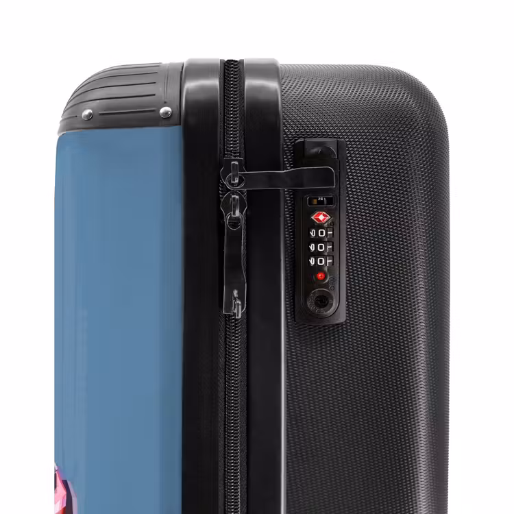 Pijlsnelle politieauto NBS - Handbagage koffer - Unisex middel -slot
