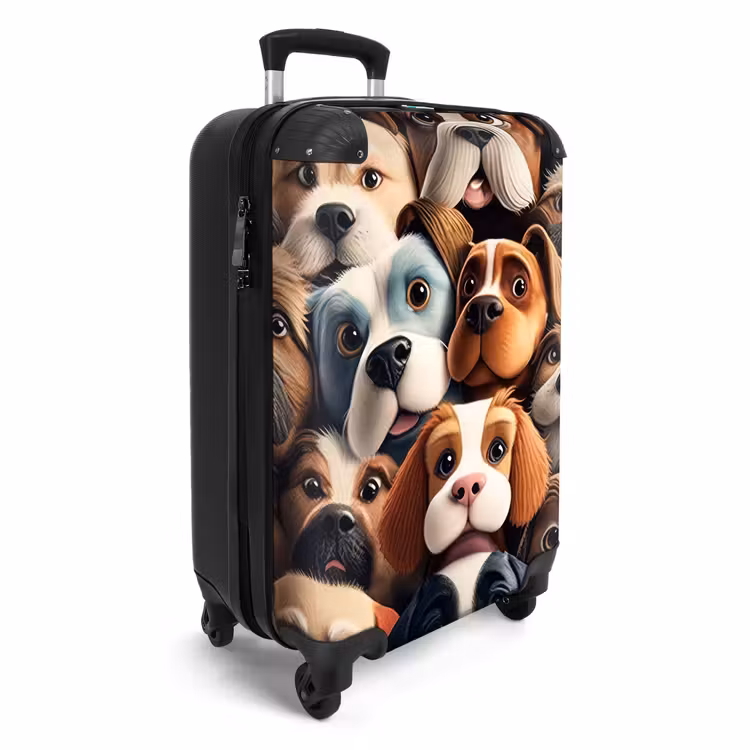 Blaffende Bende NBS - Handbagage koffer - Unisex middel -productfoto_3d