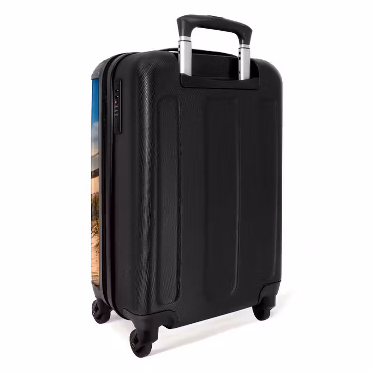 Strand pad bij zonsondergang NBS - Handbagage koffer - Unisex middel -achterkant