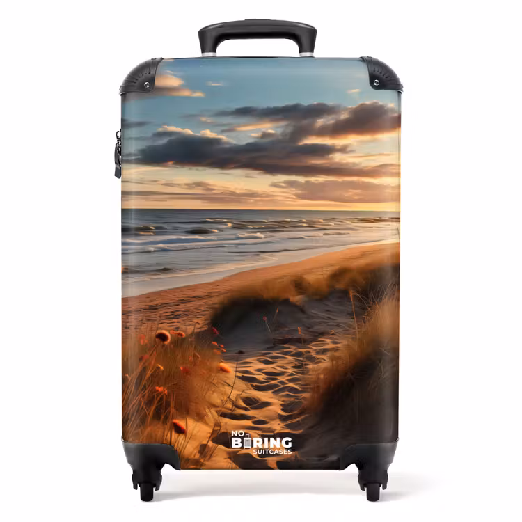 Strand met helmgras NBS - Handbagage koffer - Unisex middel -productfoto_recht