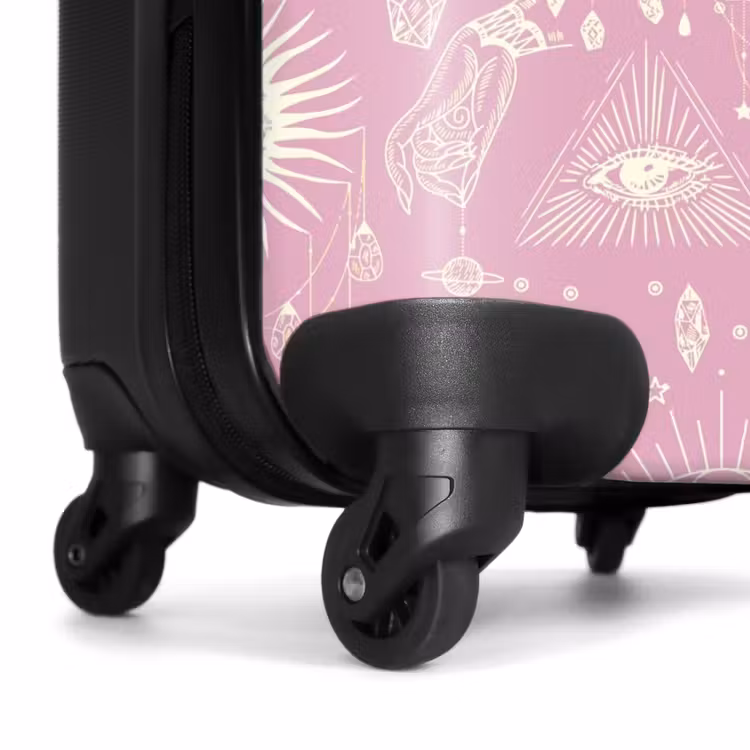 Boho - Roze hemelpatroon NBS - Handbagage koffer - Unisex middel -wiel