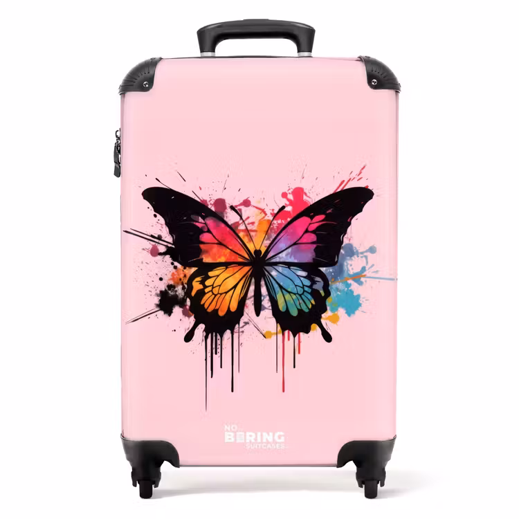 Vlinderverf NBS - Handbagage koffer - Unisex middel -productfoto_recht