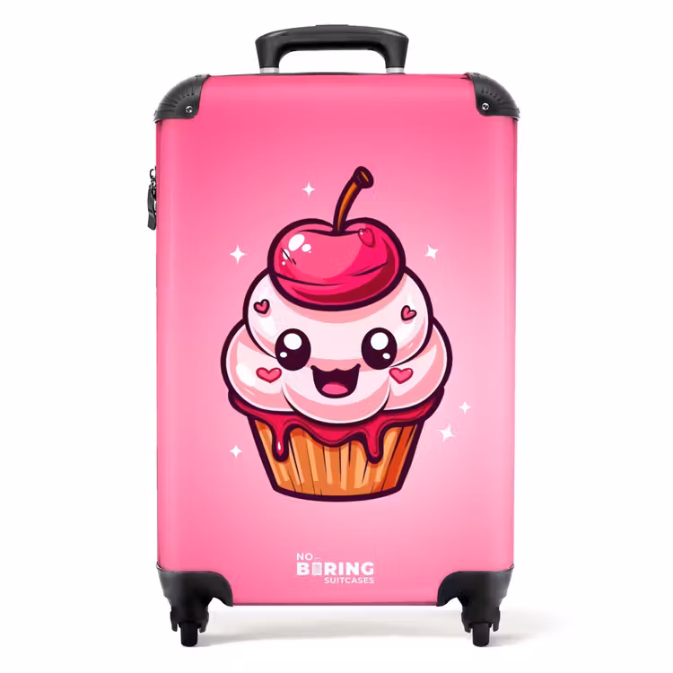 Carrie cupcake NBS - Handbagage koffer - Unisex middel -productfoto_recht