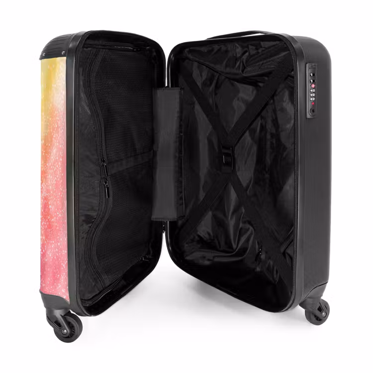 5 NBS - Handbagage koffer - Unisex middel -binnenkant