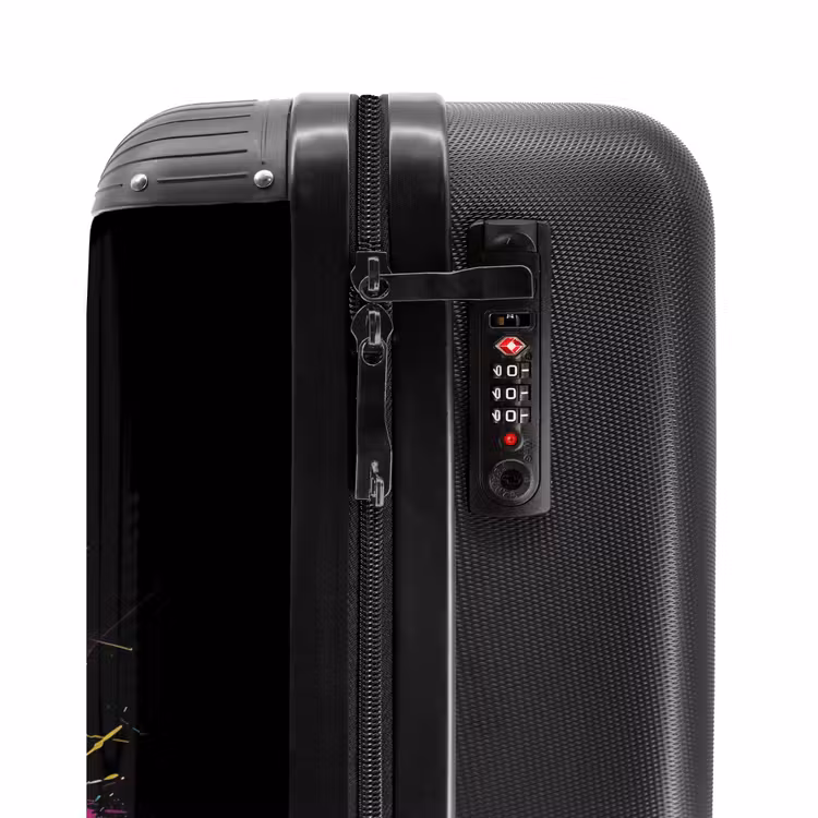 Kleurrijke wielrenner met verf NBS - Handbagage koffer - Unisex middel -slot