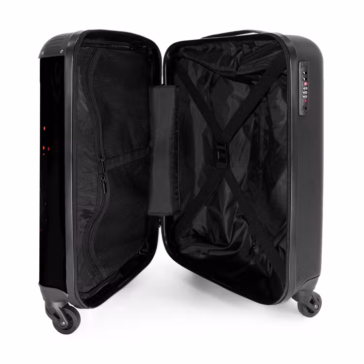 Kleurrijk paard met graffiti NBS - Handbagage koffer - Unisex middel -binnenkant