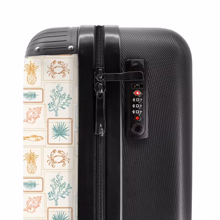 Kleurrijk zomer patroon NBS - Handbagage koffer - Volwassenen Unisex middel -slot