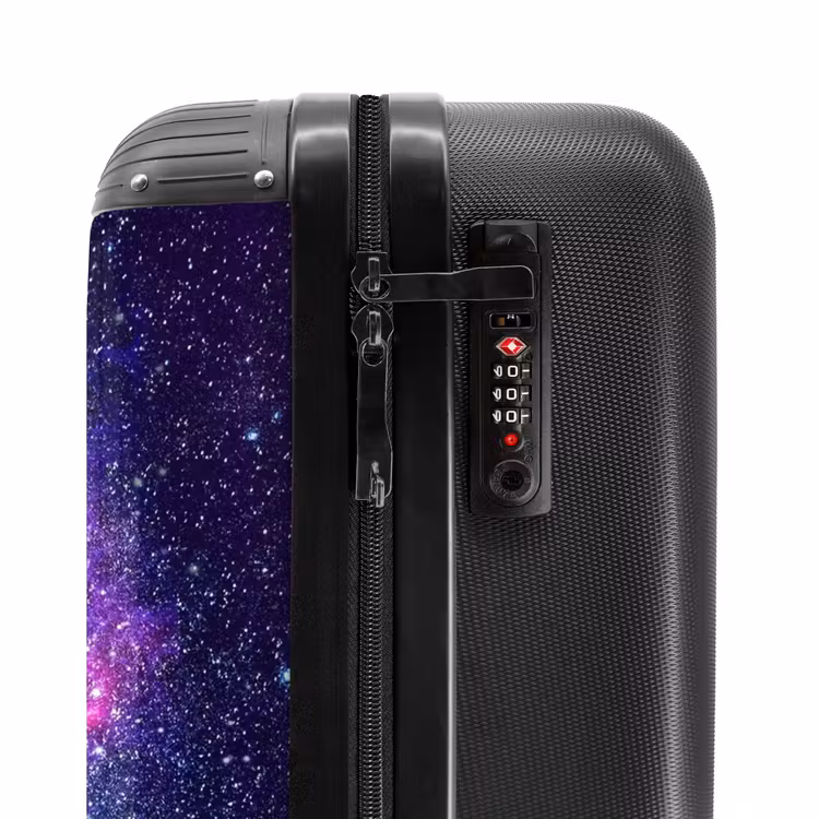 Kosmische kleurexplosie NBS - Handbagage koffer - Unisex middel -slot