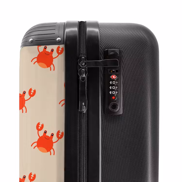 Krabbenkwestie NBS - Handbagage koffer - Unisex middel -slot
