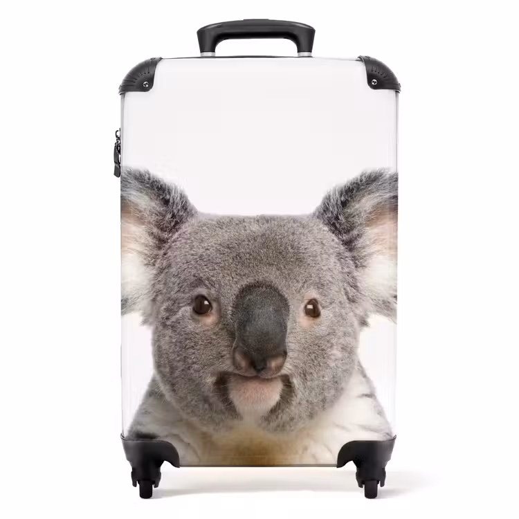 Schattige Koala Beer NBS - Handbagage koffer - Unisex middel -productfoto_recht