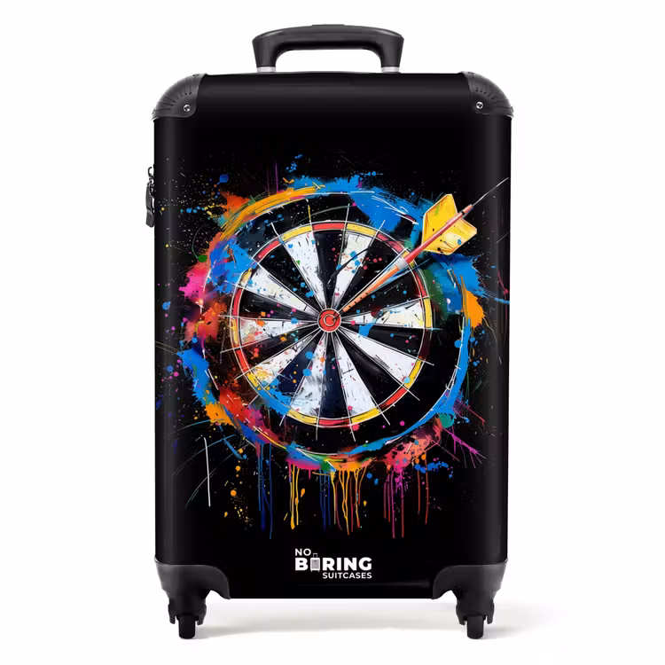 Dartbord met graffiti NBS - Handbagage koffer - Unisex middel -productfoto_recht