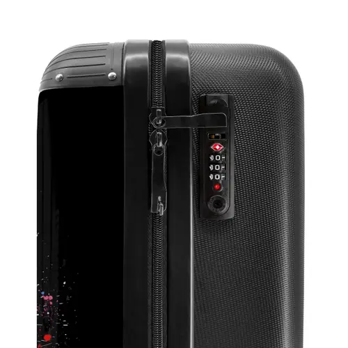 Dumbbell met graffiti NBS - Handbagage koffer - Unisex middel -slot