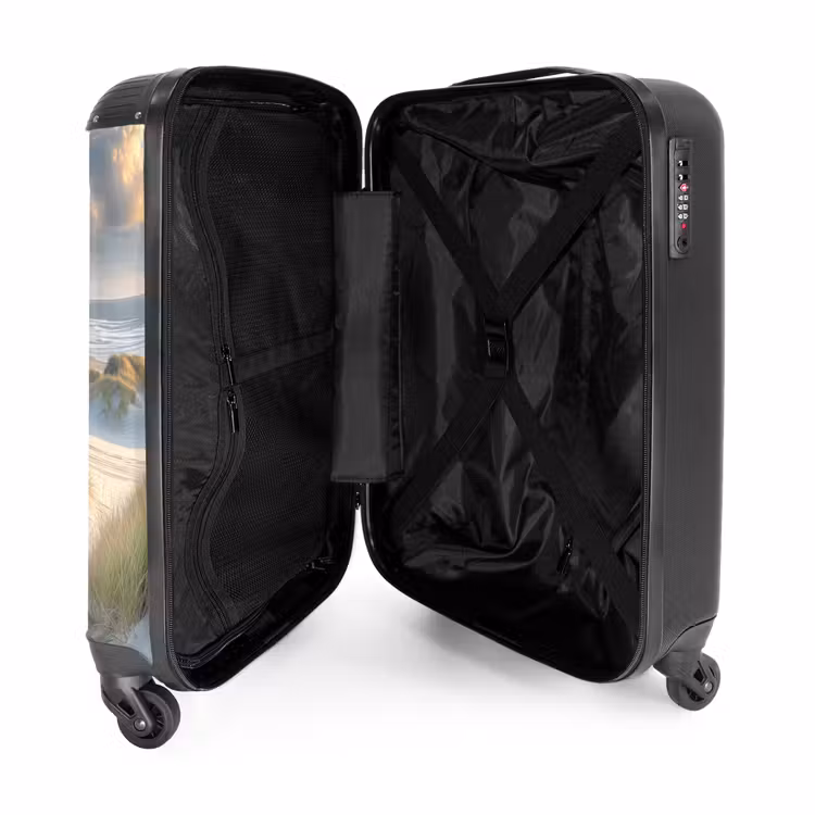 Duinen met helmgras NBS - Handbagage koffer - Unisex middel -binnenkant
