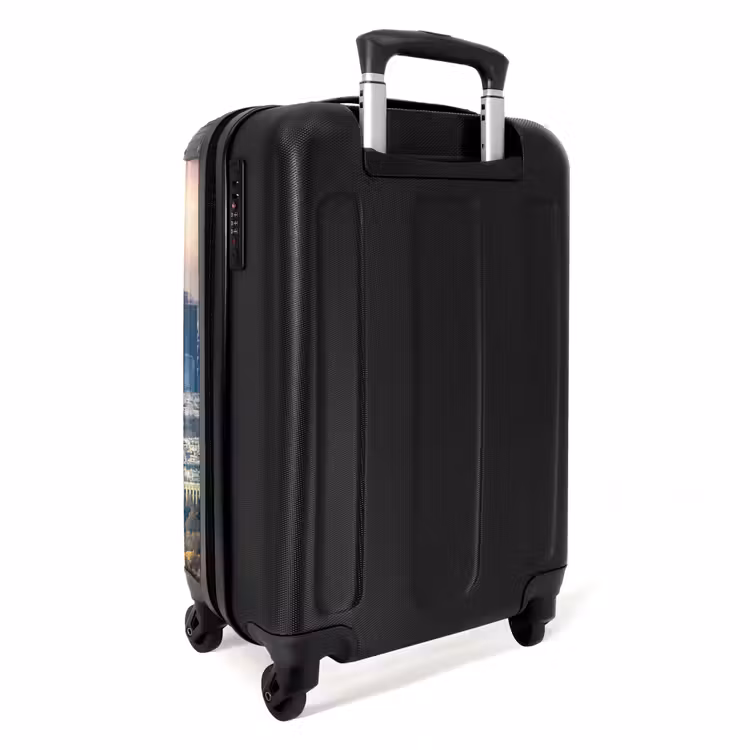 Eiffeltoren - Herfst - Parijs - Avond NBS - Handbagage koffer - Unisex middel -achterkant