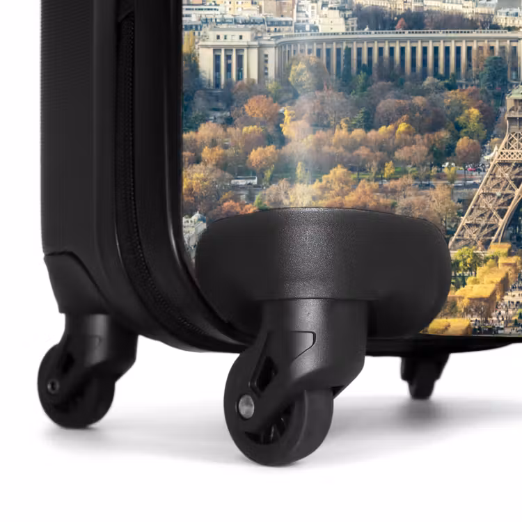 Eiffeltoren - Herfst - Parijs - Avond NBS - Handbagage koffer - Unisex middel -wiel