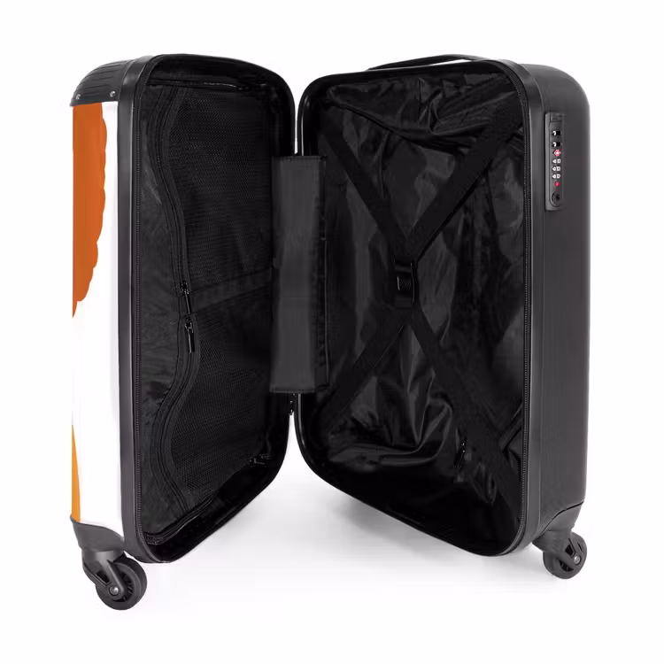 Eke eekhoorn NBS - Handbagage koffer - Unisex middel -binnenkant