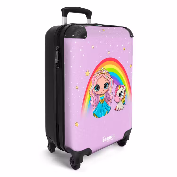 Elza eenhoornprinses NBS - Handbagage koffer - Unisex middel -productfoto_3d
