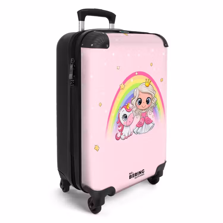 Eva eenhoornprinses NBS - Handbagage koffer - Unisex middel -productfoto_3d