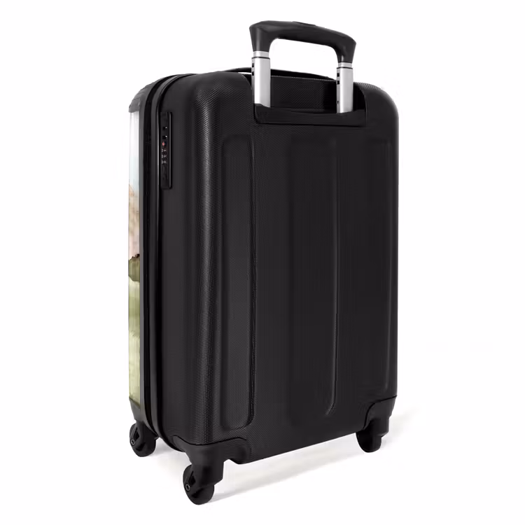 Graafmachine in de natuur NBS - Handbagage koffer - Unisex middel -achterkant