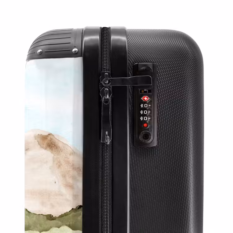 Graafmachine in de natuur NBS - Handbagage koffer - Unisex middel -slot