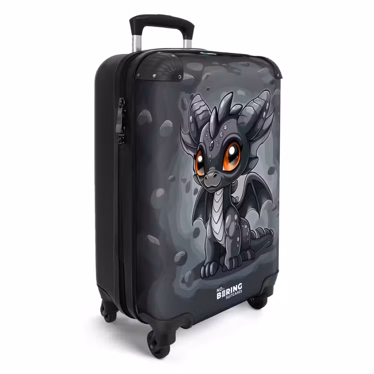 Gino grijsstaart NBS - Handbagage koffer - Unisex middel -productfoto_3d