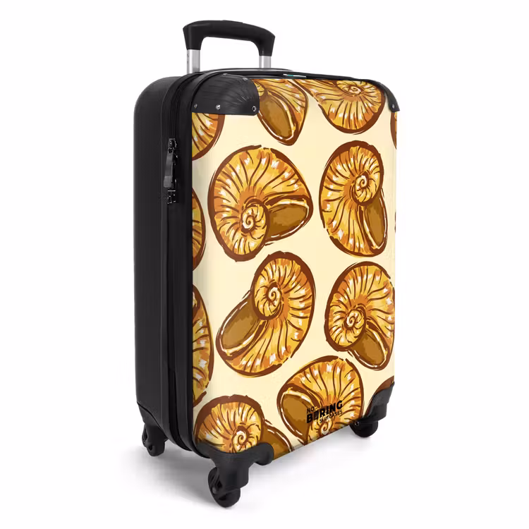 Gouden schelpen NBS - Handbagage koffer - Volwassenen Unisex middel -productfoto_3d