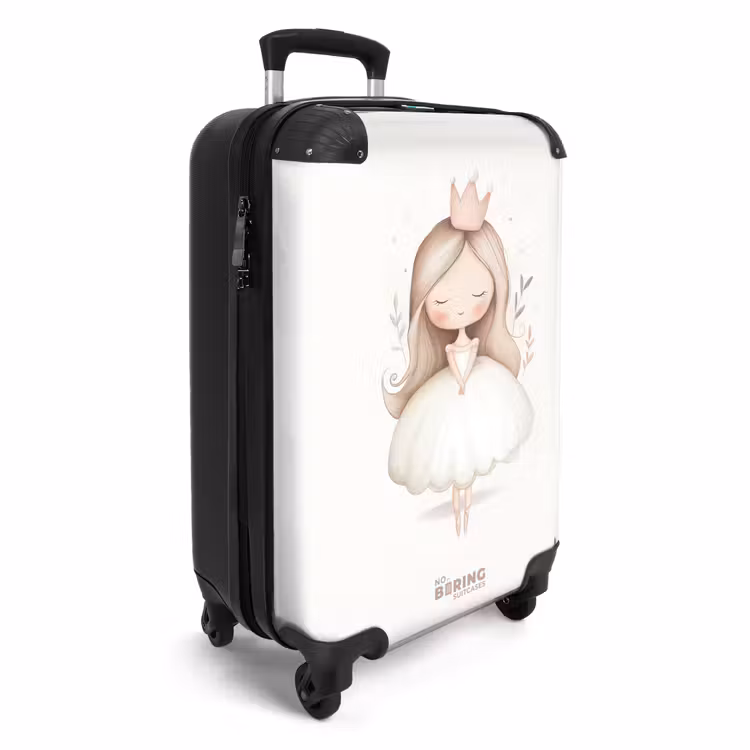 Sierlijke prinses in het wit NBS - Handbagage koffer - Volwassenen Unisex middel -productfoto_3d