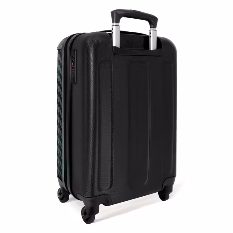 Groene carbonstructuur NBS - Handbagage koffer - Volwassenen Unisex middel -achterkant