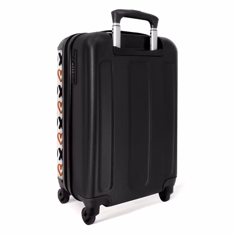 Knuffels en Hartjes NBS - Handbagage koffer - Volwassenen Unisex middel -achterkant