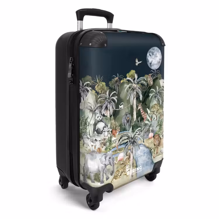 Jungle in de maneschijn NBS - Handbagage koffer - Unisex middel -productfoto_3d