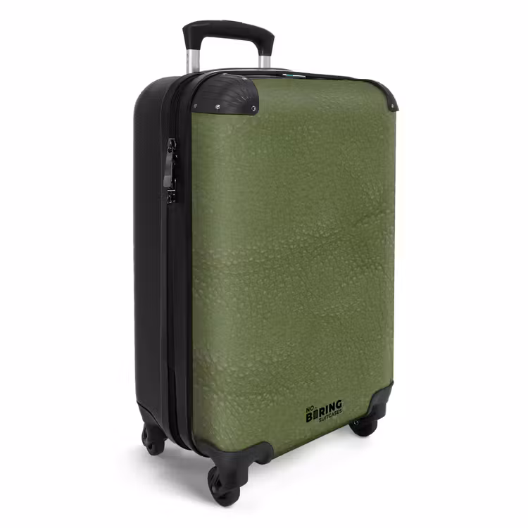 Lederen look apple groen NBS - Handbagage koffer - Volwassenen Unisex middel -productfoto_3d