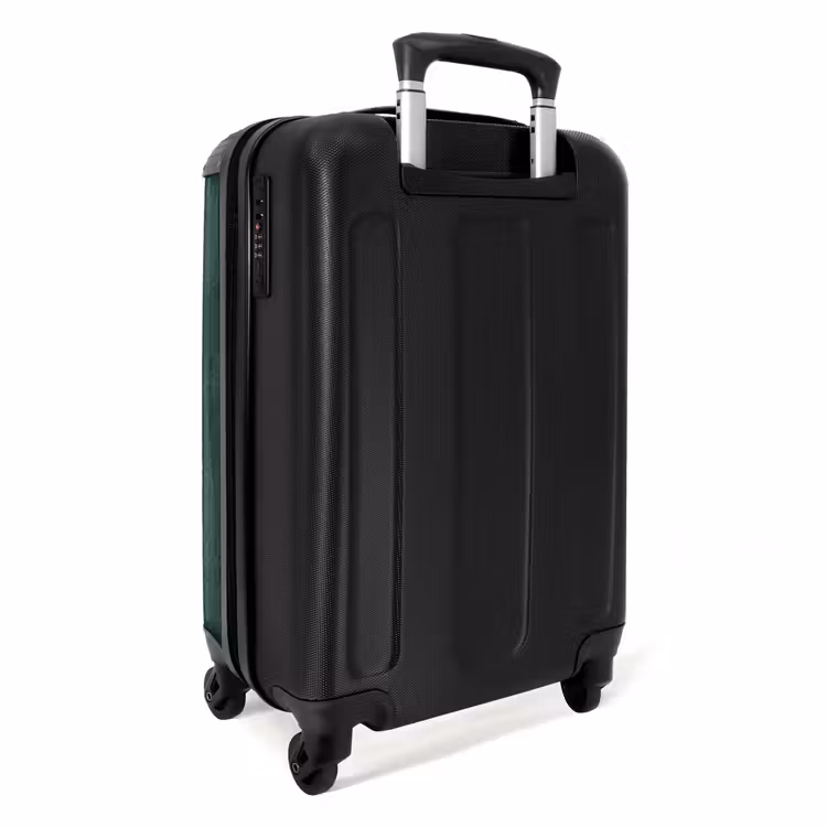 Lederen look midden groen NBS - Handbagage koffer - Volwassenen Unisex middel -achterkant