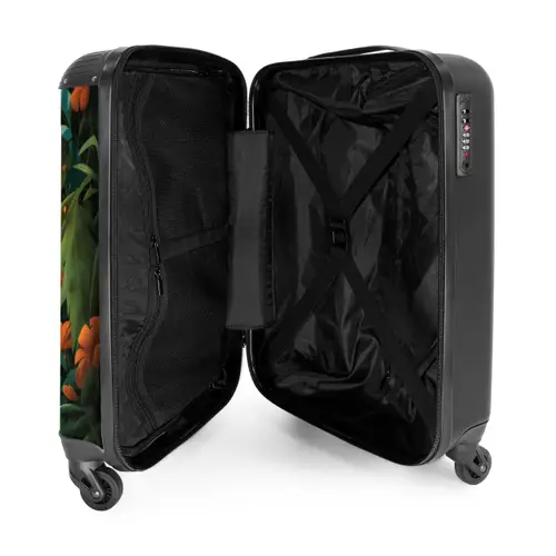 Liam luipaardje NBS - Handbagage koffer - Unisex middel -binnenkant