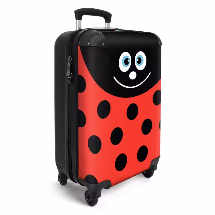 Lilly lieveheersbeestje NBS - Handbagage koffer - Unisex middel -productfoto_3d