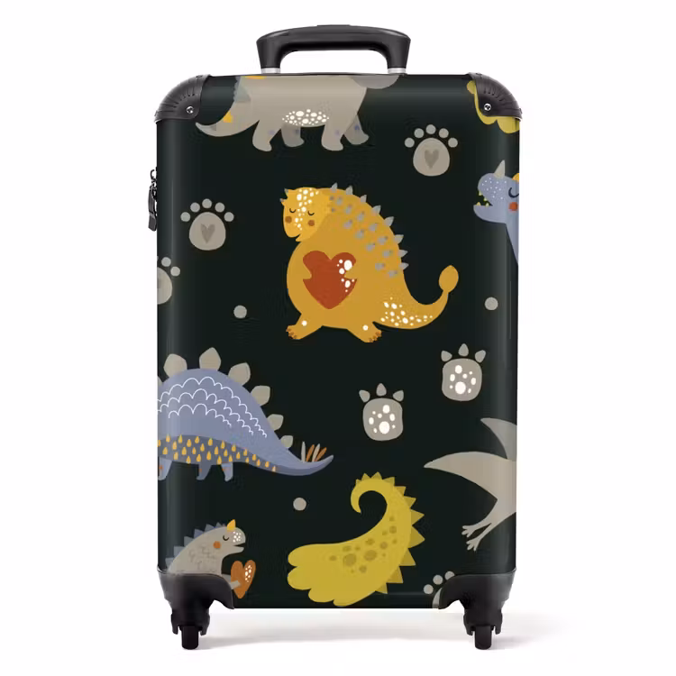 Liefdevolle Dinosaurus NBS - Handbagage koffer - Unisex middel -productfoto_recht