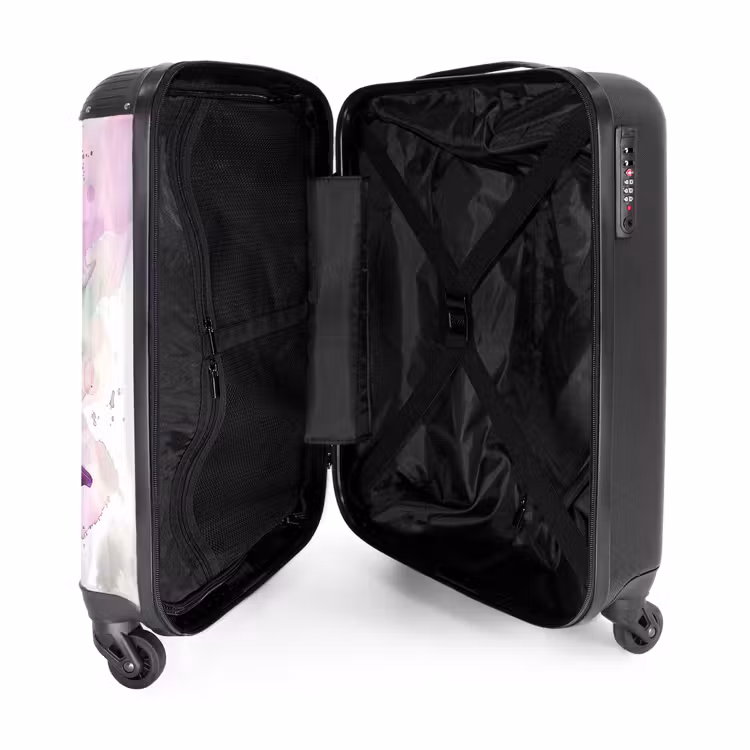 Magische vlindervlucht NBS - Handbagage koffer - Unisex middel -binnenkant