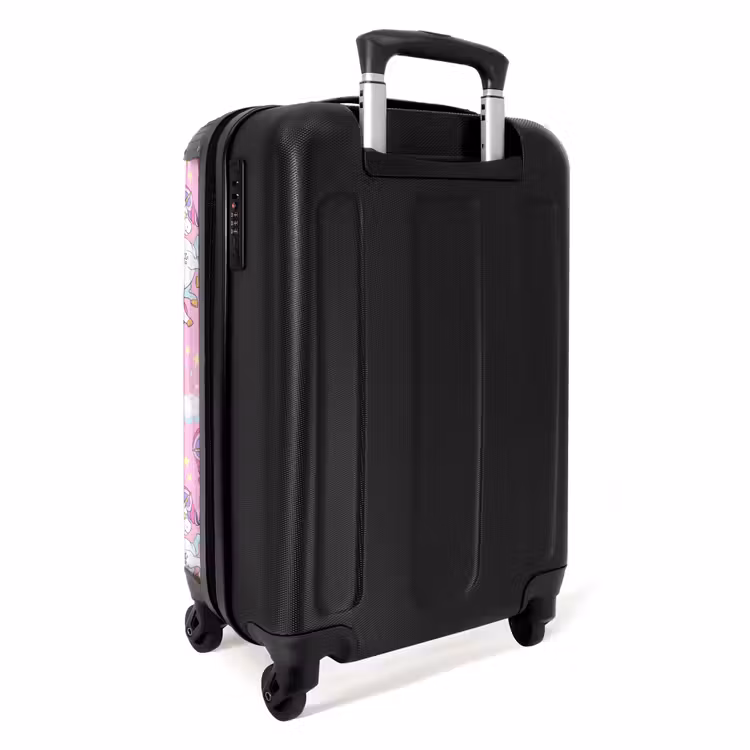 Vrolijke Eenhoorn Parade NBS - Handbagage koffer - Unisex middel -achterkant