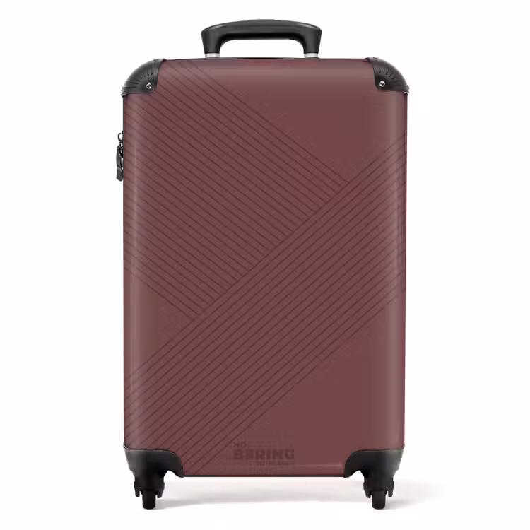 Minimal - Kruisende lijnen op NBS - Handbagage koffer - Unisex middel -productfoto_recht