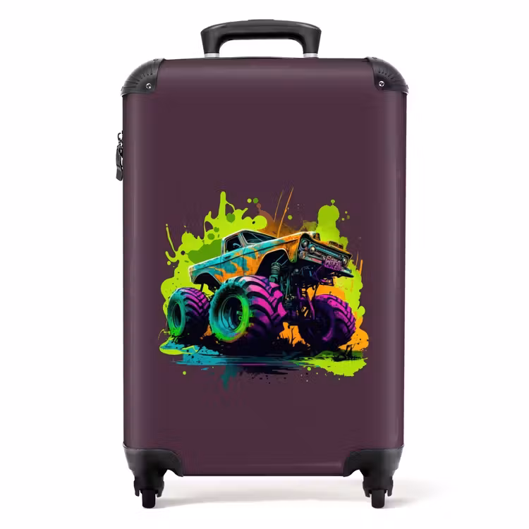 Neon Wheels NBS - Handbagage koffer - Unisex middel -productfoto_recht