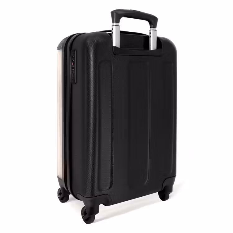 Uil als Indiaan NBS - Handbagage koffer - Unisex middel -achterkant