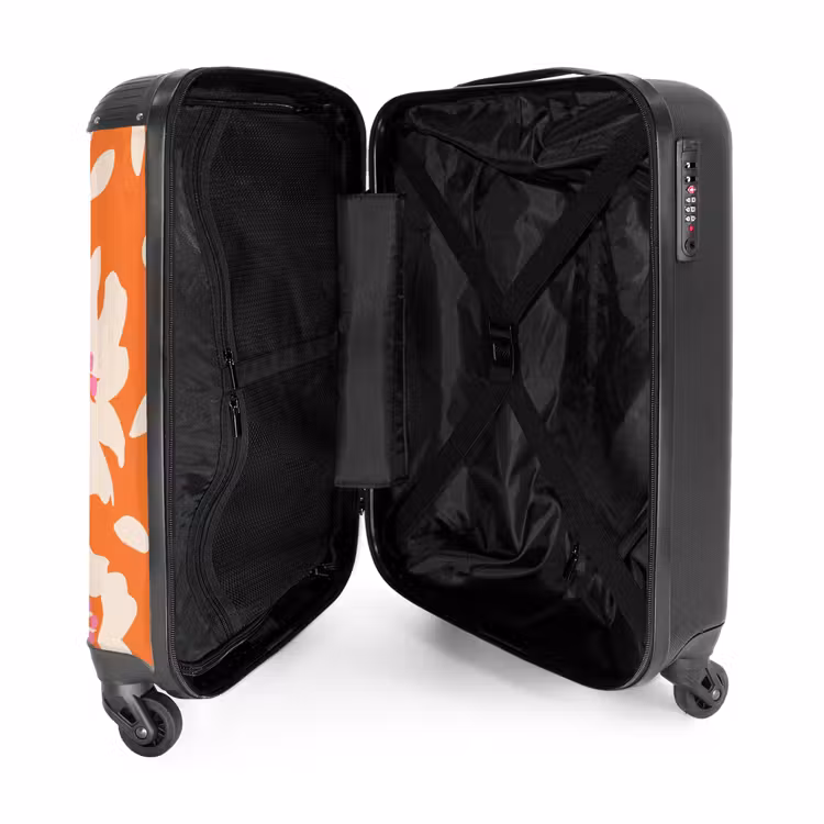 6 NBS - Handbagage koffer - Unisex middel -binnenkant