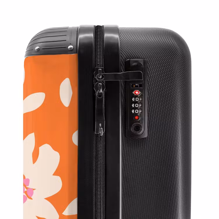 6 NBS - Handbagage koffer - Unisex middel -slot